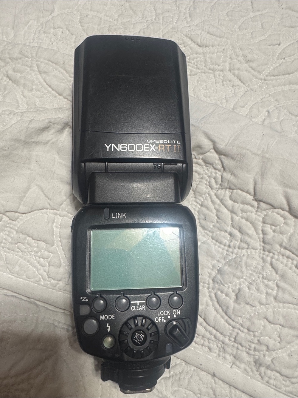YN600EX-RT II Black Speedlite Flash